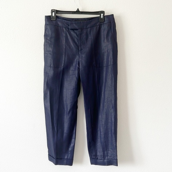 Rag & Bone 100% Linen Cropped Pants